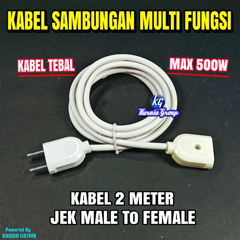 KABEL SAMBUNGAN MULTI FUNGSI COLOKAN KABEL LISTRIK BUAT NYAMBUNG ALAT LISTRIK YG KURANG PANJANG