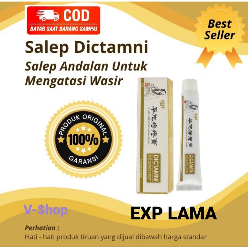 Original [ ORIGINAL ] Dictamni Cream Wasir Salep Ambeyen Herbal Ambeien Asli 100% Ampuh Exp Baru