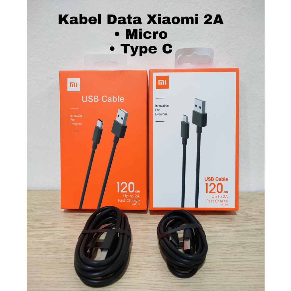 Kabel Data Xiaomi Redmi Note 7 Note 8 8 pro Redmi Note 9 9T ￼/ Kabel Data Xiaomi Fast Charging Type-C Micro USB ORI Charger