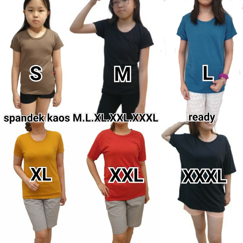 ready jumbo S.M.L.XL.XXL.XXXL.XXXXL.dari abg sampai ibu2 spandek