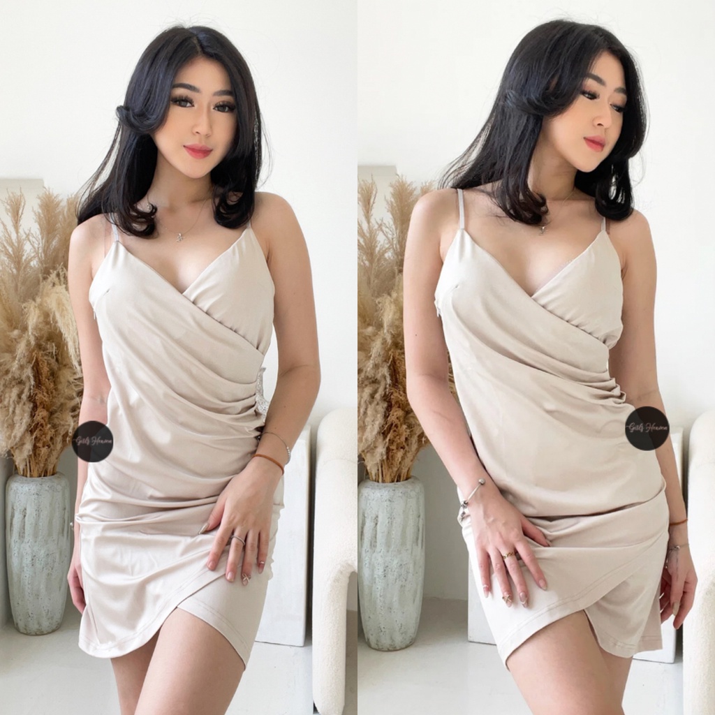 Caitlin Sexy Slip Dress [ Girlsheaven_id ]