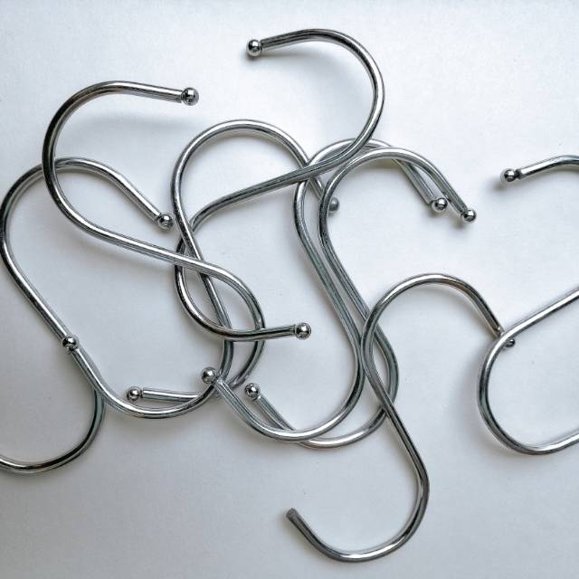 Pengait Besi 9 cm / Cantolan Besi /Hook S / Gantungan S / Gantungan Besi / Gantungan Pot