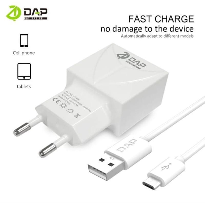 Charger DAP D-A8M 1USB 2.1A USB Micro Casan DAP D-A8M 1USB 2.1A USB Android Micro ORIGINAL