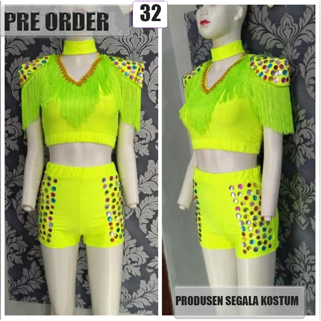 Kostum Wanita Kpop Sexy Dancer Dance Korea 31