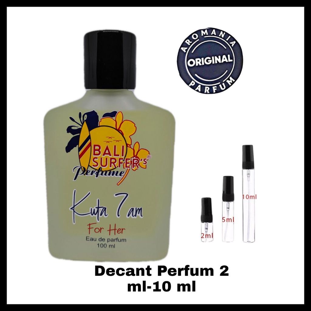 Decant Parfum Bali Surfers Perfume Kuta 7 am