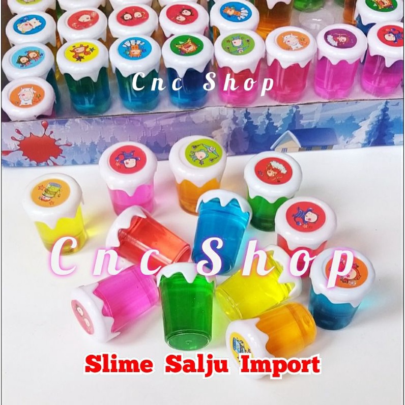 Slime Jelly Boba Cup Mini Import Lucu Warna Random Mainan Slem Anak Murah