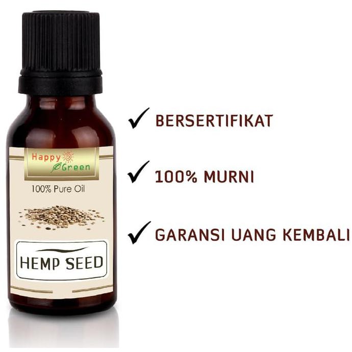 Berkualitass Happy Green Hemp Seed Oil (10 Ml ) - Minyak Biji Fumayin Hott