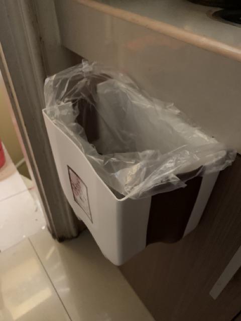 Tempat Sampah Gantung Lipat Portable Dapur Mobil Kamar Praktis Plastik Premium Murah