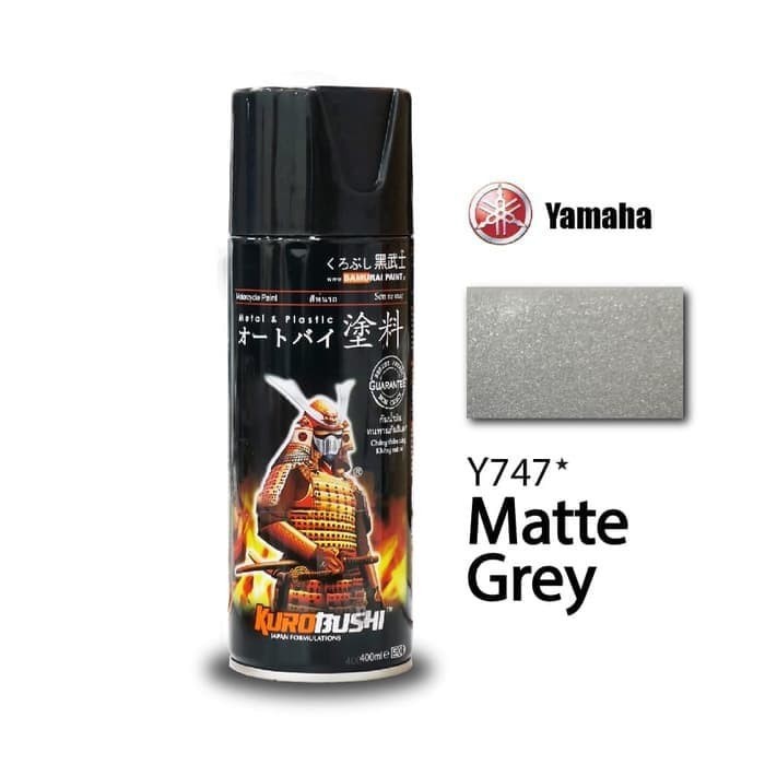 Samurai Paint Kurobushi Cat Pilox Pilok 400 ml - Yamaha Matte Grey / Abu2 Doff (Y747*)