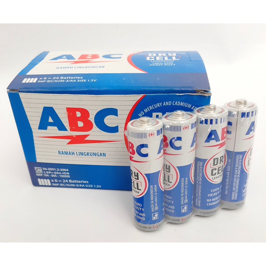 

ABC - BATTERY - KECIL - ECER ISI 4 BIJI