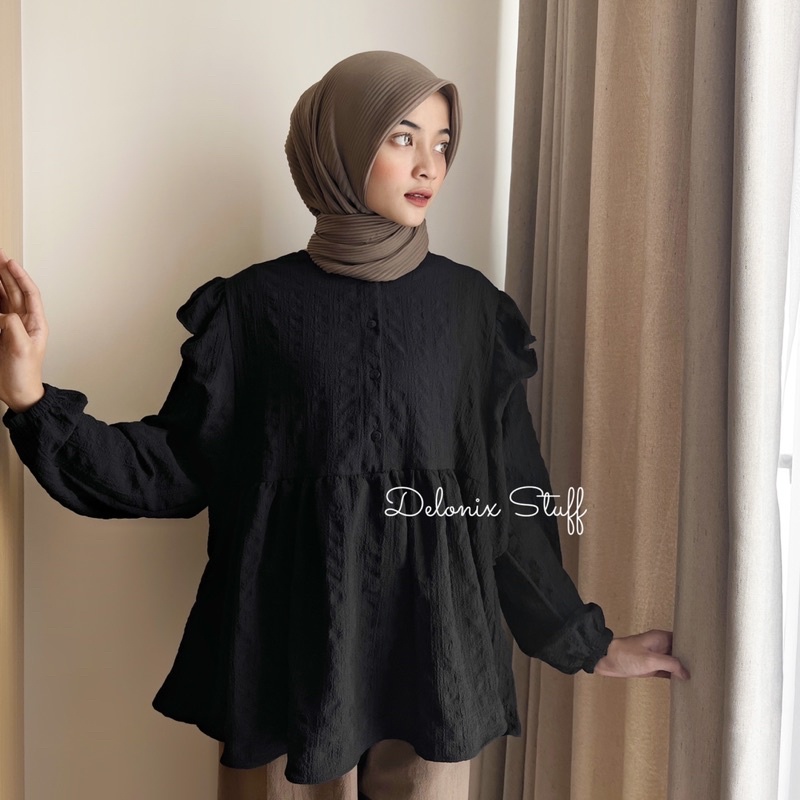 Lavera crinkle blouse