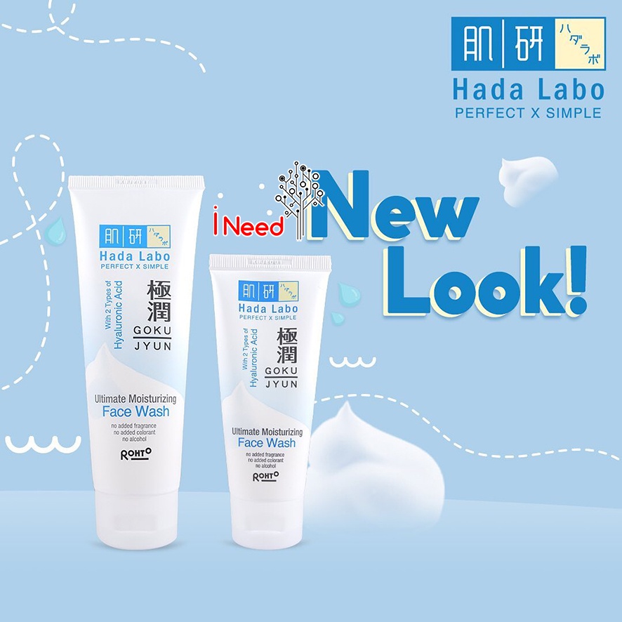 (INEED) HADA LABO Gokujyun Series - Hadalabo Gokujyun Ultimate Moizturing Facial wash | Lotion