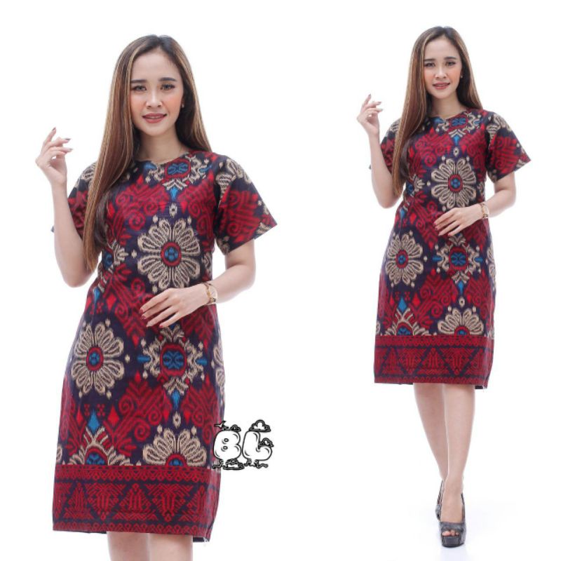 DRESS BATIK COUPLE TERLARIS TERMURAH TERHITS MASA KINI-Dress cubung Abang
