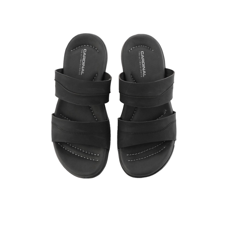 SANDAL SLIDE PRIA CARDINAL ORIGINAL CASUAL TERBARU HITAM CA22