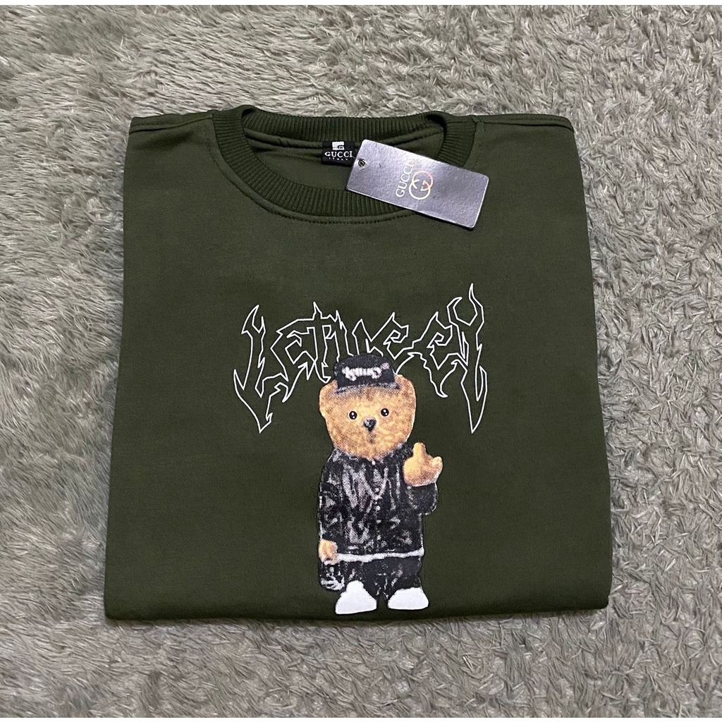 Crewneck Sweater Gucci Bear Premium Quality