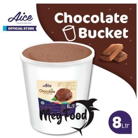 

AICE Chocolate Bucket Ice Cream Es Krim Ember 8L Eskrim Coklat
