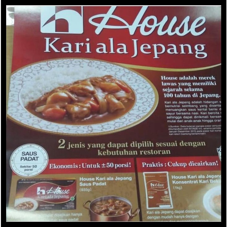 

TERBARUU!! House Curry / Saus Kari lokal ala Jepang 1kg / Curry House PROMO