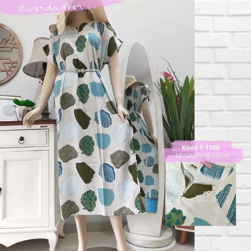 S1306 River Daster Kekinian Busui Friendly