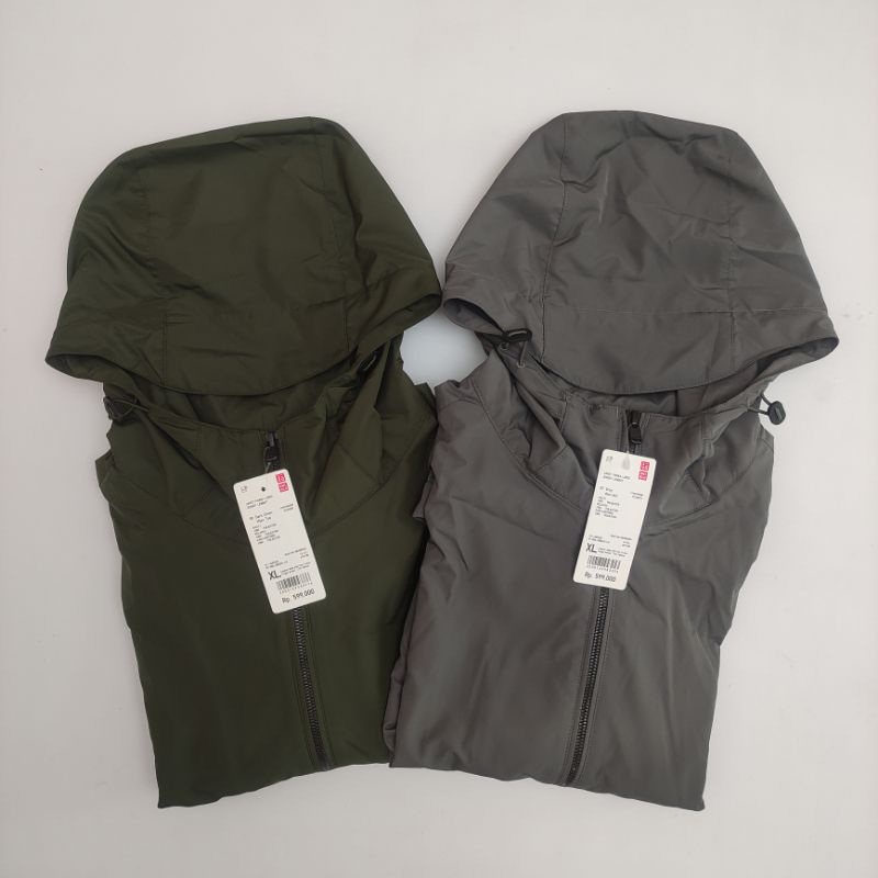 Jaket Parka Lapis Jersey Lembut UNIQLO Smooth Jersey Lined Parka Jacket New Original