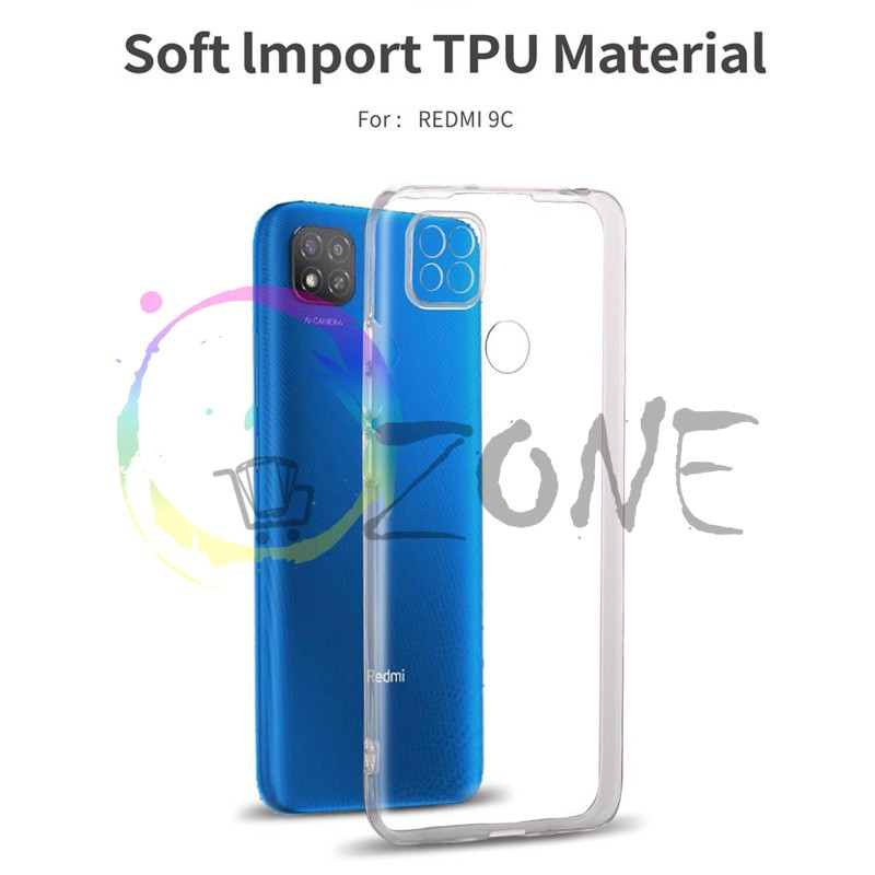 SOFTCASE TRANSPARAN XIAOMI REDMI 9C PREMIUM CLEAR SOFT CASE