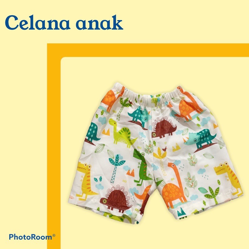 celana pendek anak unisex