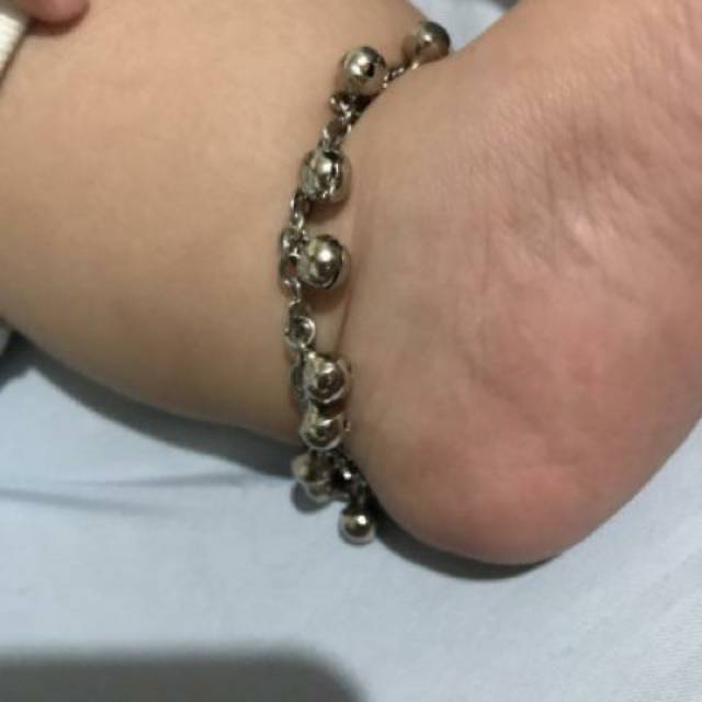 Gelang kaki bayi MONEL ANTIKARAT size 1 TAHUN