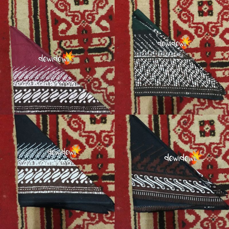 Udeng Jawa/ Iket Segitiga, BANYAK PILIHAN MOTIF