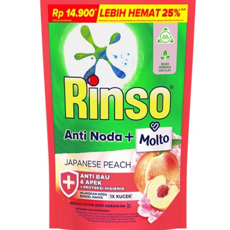 Rinso japanese peach 510ml