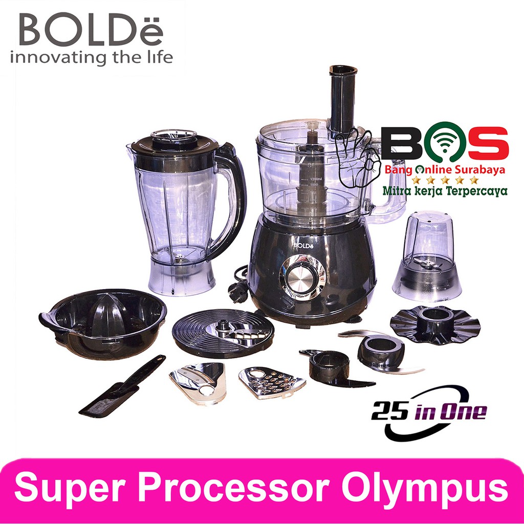 Bolde SUPER Food Processor 25 in 1 Olympus Pengolah Makanan / Food Chopper