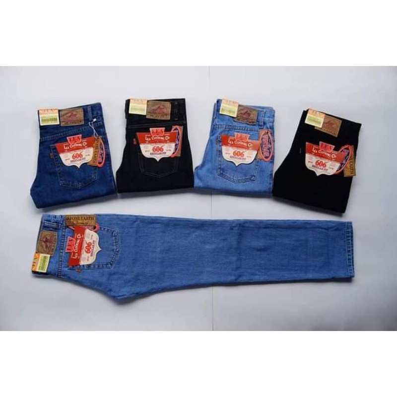 CELANA JEANS RIJEK STANDART LEA COWOK BERKUALITAS