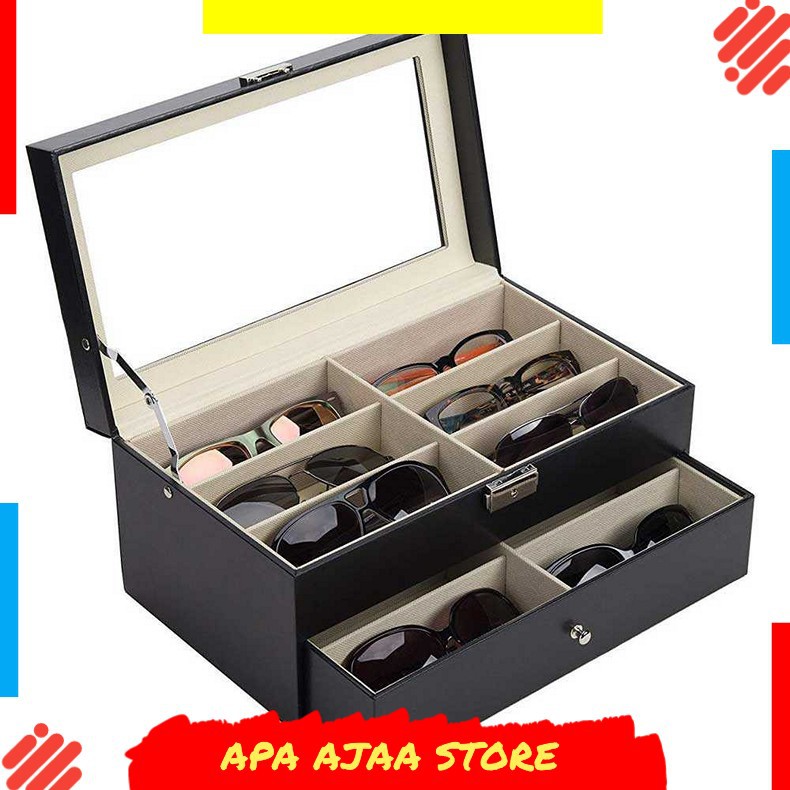 Paling Dicari ! JOCESTYLE Kotak Display Kacamata Eyeglasses Sunglasses Box 12Slot CO-Z