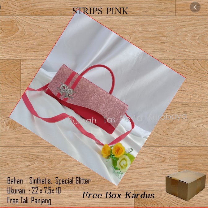 Tas Slempang,Tas Etnik,Tas Kekinian,STRIPS PINK