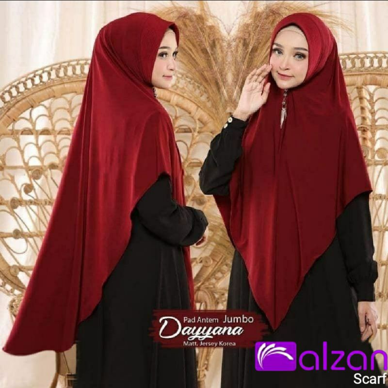 Hijab syari Dayyana pad anter Jumbo berkualitas