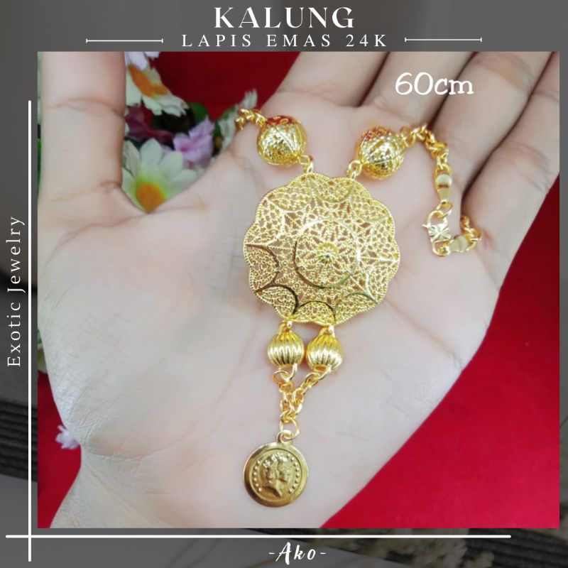 KALUNG LAPIS EMAS 24K EK-14