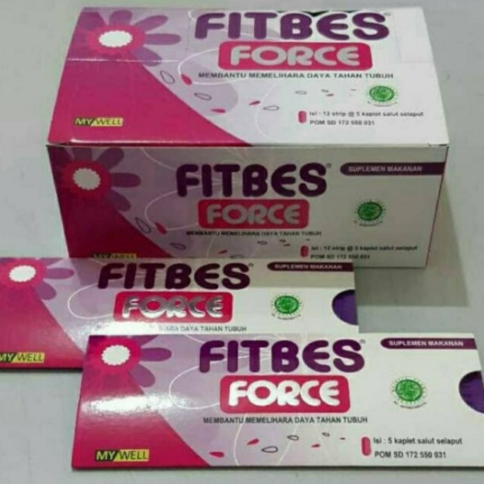 Fitbes force strip isi 5 suplemen kesehatan multi vitamin