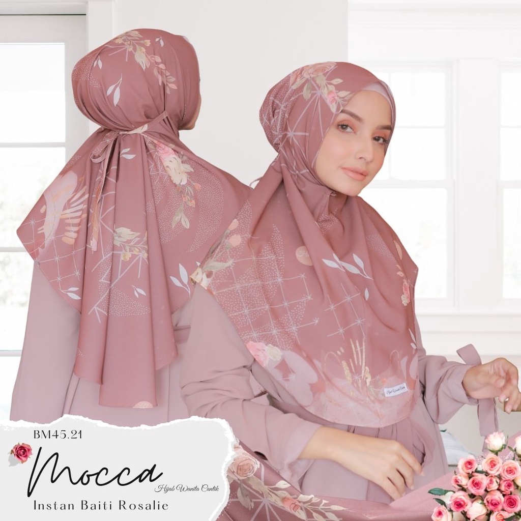 Hijabwanitacantik - Instan Baiti Rosalie Series | Hijab Instan | Jilbab Instan-Mocca