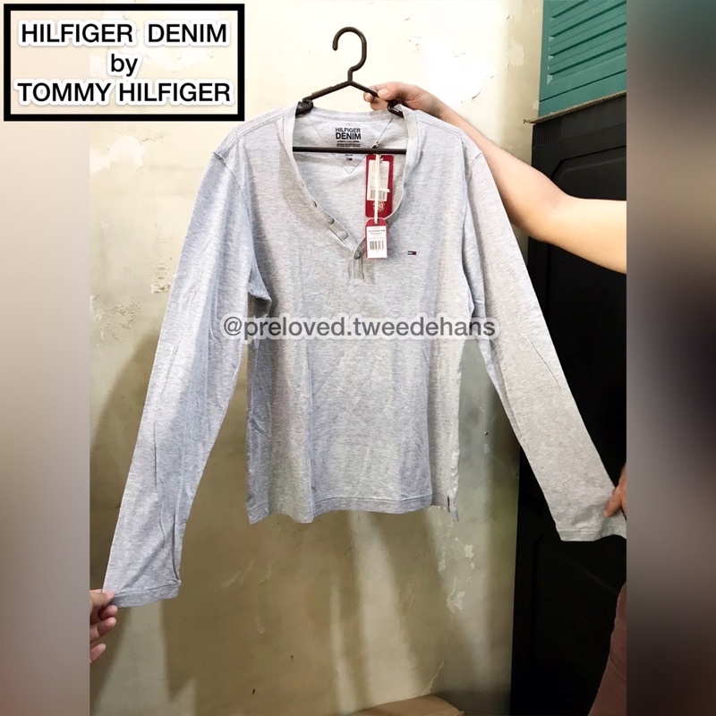 [NEW]  Hilfiger Denim by Tommy Hilfiger - Kaos Lengan Panjang Pria