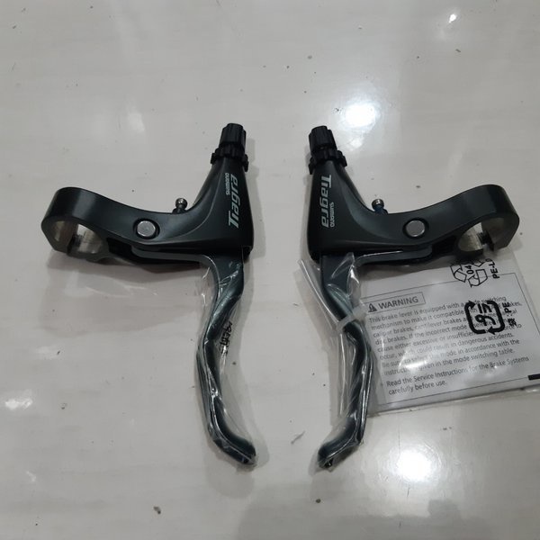 Handle Rem Shimano Tiagra 4700 Flatbar Mekanik - Brake Lever Sepeda MTB Gunung Lipat Hybrid Commuter
