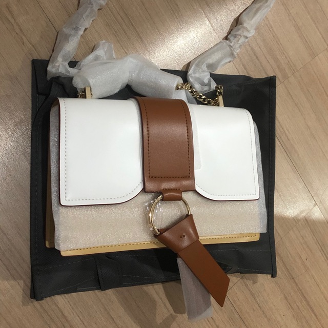 Pedro tri tone boxy bag