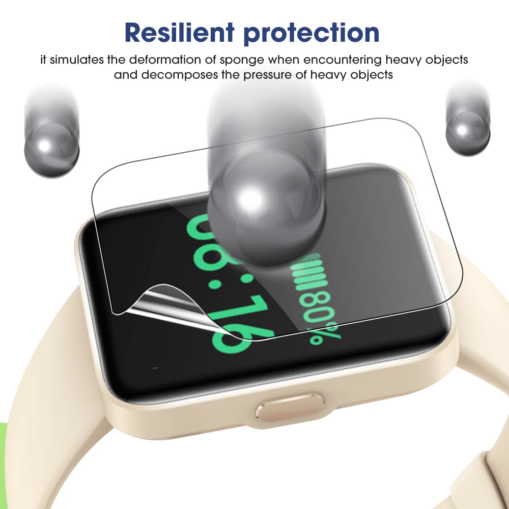 Pelindung Layar Hydrogel Anti Gores Untuk Xiaomi Redmi Watch 2 Lite