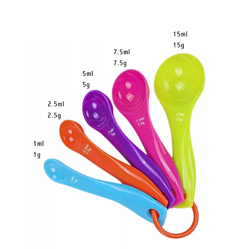 Sendok Takar Kecil Set 5in1 / Measuring Spoon Alat Baking / Sendok Takar Kue Tepung