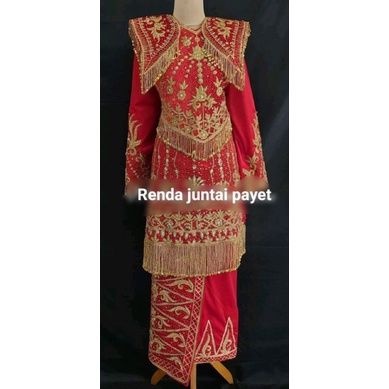 Renda juntai payet 1meter #aksesorisfashion #gaunpengantin #gaunadat / patahan bambun jepang