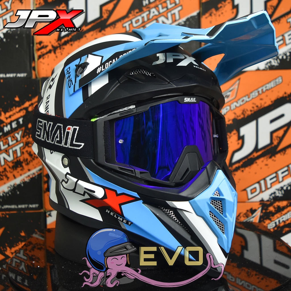 HELM JPX CROSS_BARONG SPECIAL EDITION BLACK DOFF ORIGINAL HELM JPX CROSS BARONG RANS SPECIAL EDITION JPX HELM TRAIL KLX JPX HELM JPX TERBARU