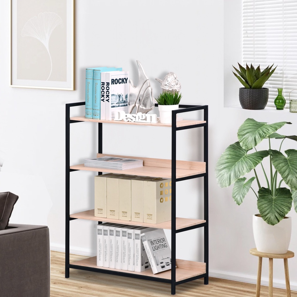 (BERAT REAL) Rak Buku Besi Serbaguna berkualitas dan murah / rak besi 4 susun