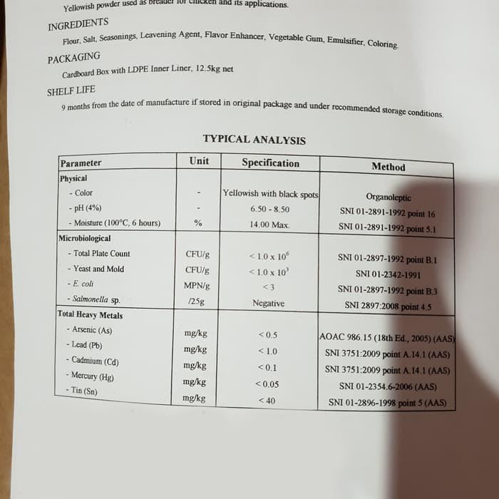 Tepung Marinade / Marinasi Ayam 1 KG Halal Kualitas Premium Ayam Pok2