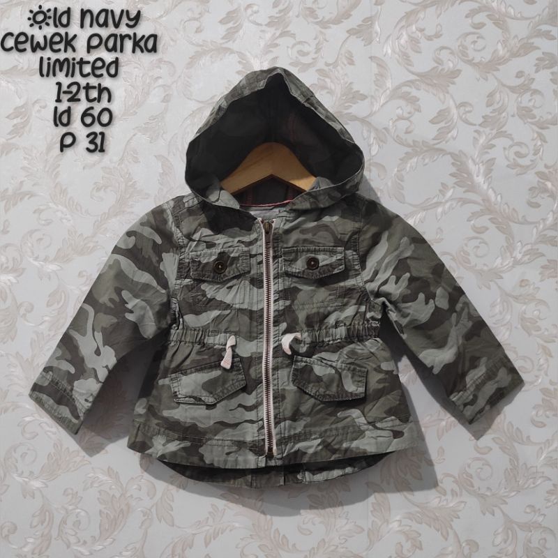 JAKET ARMY PARKA OLD NAVY