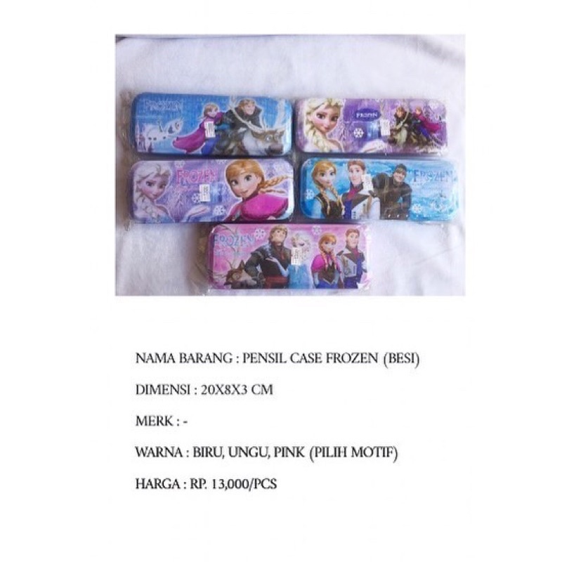 

Pencil Case/Tempat Pencil/Tepak Frozen