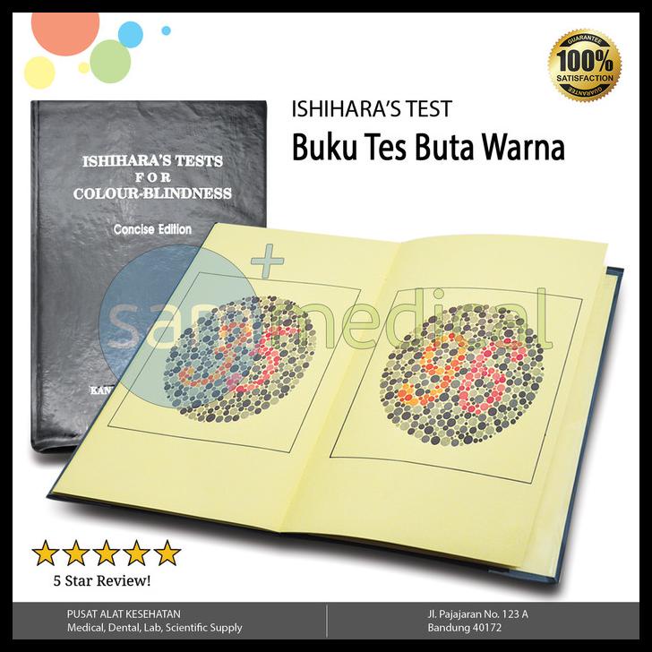 

TERBARUU!! Buku Tes Buta Warna / Colour Blindness 14 Halaman - ISHIHARAS TERBARU