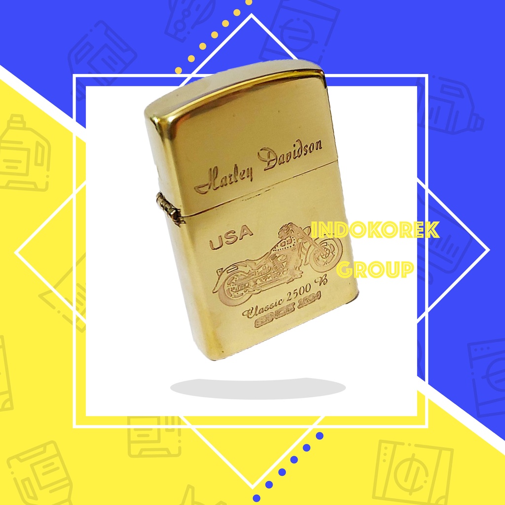 korek api zippo zipo dua 2 suara denting seri A kuningan keren banget