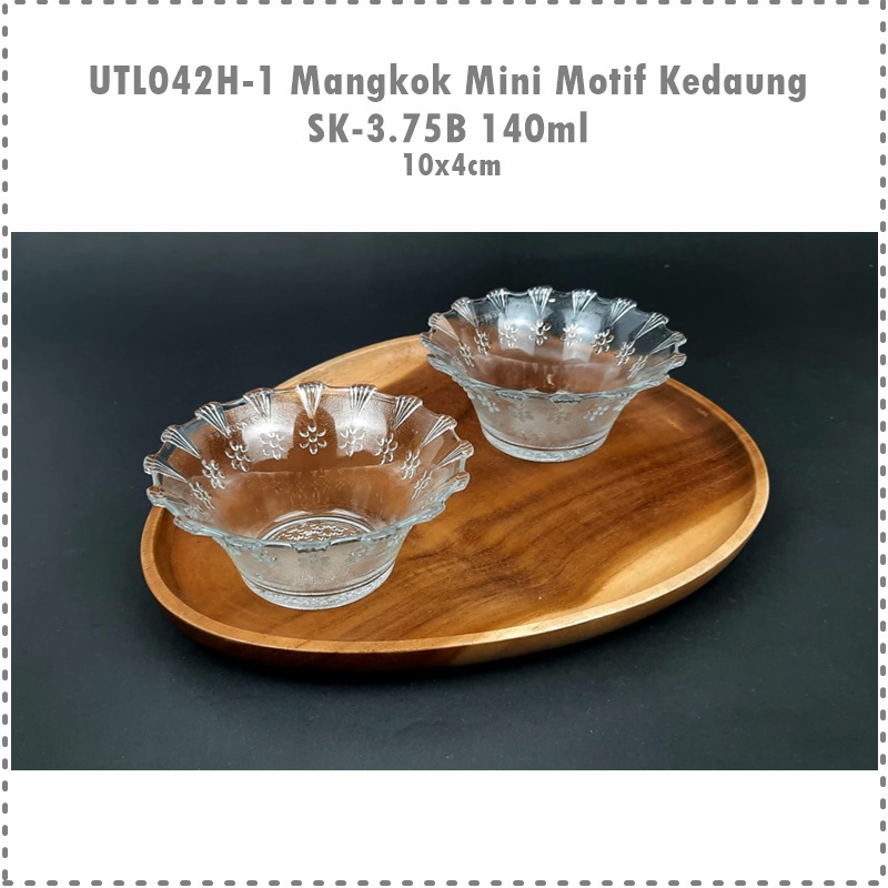 Set Mangkok Mini Motif SK-3.75B KEDAUNG Isi 6's Uk. 10cm